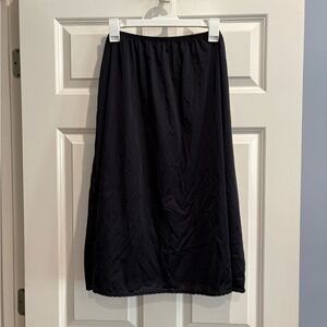 Vanity Fair Black Slip, XXL, 28” Length